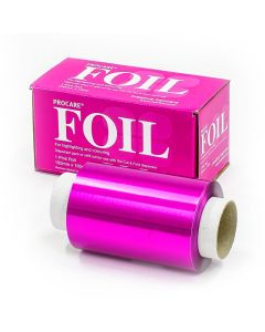 Procare Pink Foil Roll 10cm x 100m