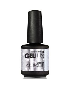 Gellux Silver Crystal 15ml Glitter Gel Polish