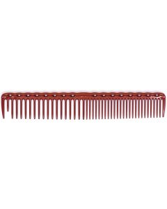 YS Park YS 338 Quick Cutting Round Tooth Grip Comb Red