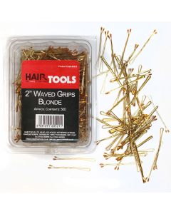Hair Tools 2" Triple Wave Grips Blonde (Box of 500)