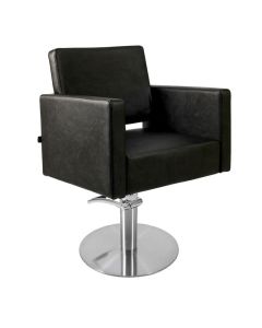Lotus Phoenix Styling Chair Black with Round Base