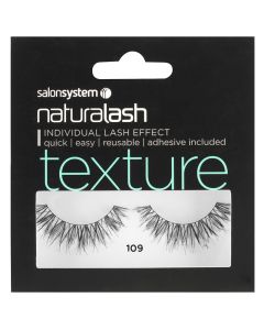 Salon System Naturalash 109 Black Texture Strip Lashes