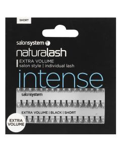 Salon System Individual Flare Lashes Black Short Extra Volume