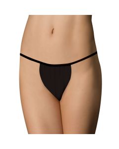 Ladies Disposable G String Black x 50 One Size