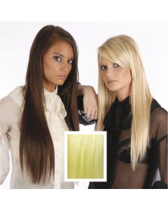 Universal 18in Frosty Blonde Clip in Human Hair Extensions