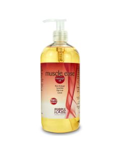 Purple Flame Muscle Ease Therapeutic Massage Oil 500ml