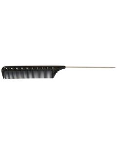YS Park YS 102 Quick Weave/Wind Pin Tail Comb Carbon Black