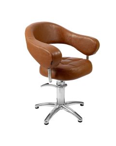 Lotus Corby Styling Chair Brown 5 Star Base