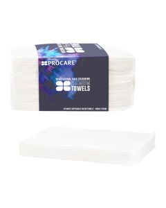 Procare Premium Disposable Towels White Pack of 50 40cm x 80cm