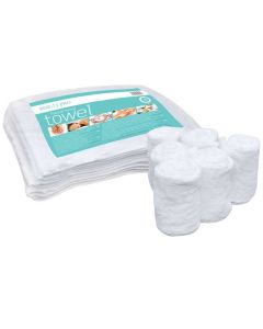BeautyPro Facial Wrap Towels WHITE 70 x 20cm (6pk)