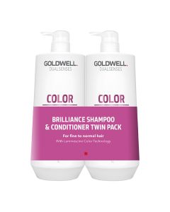 Goldwell Dualsenses Colour Brilliance 1000ml Twin Pack Shampoo and Conditioner