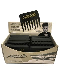 Jack Dean Pompadour Comb Box of 24 Black
