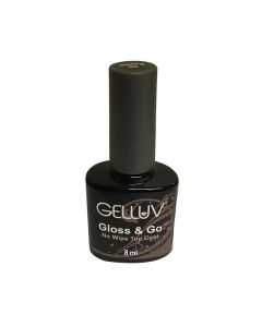Gelluv Gloss and Go No Wipe Top Coat 8ml Gel Polish
