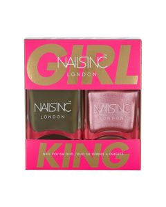 Nails Inc Girl King Duo Kit 2 x 14ml