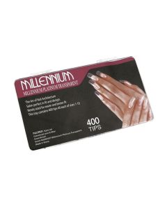 Millennium Platinum Transparent Tips Box of 400