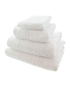 Opulence Luxury White Bath Towel 70 x 130cm