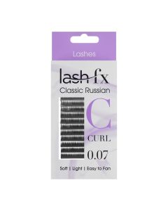 Lash FX Classic Russian Lashes C Curl Extra Fine 0.07 9mm