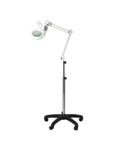 SkinMate Heavy Duty Rolling Base Lamp Stand