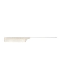 YS Park YS 122 Extra Long Pin Tail Comb White