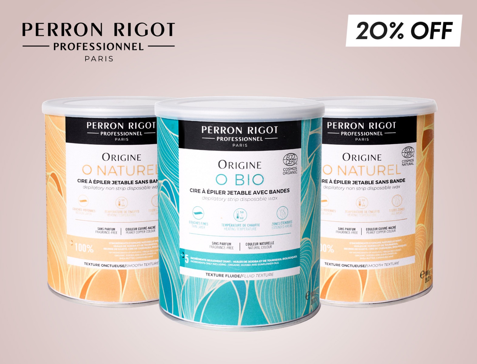 20% off Perron Rigot Wax