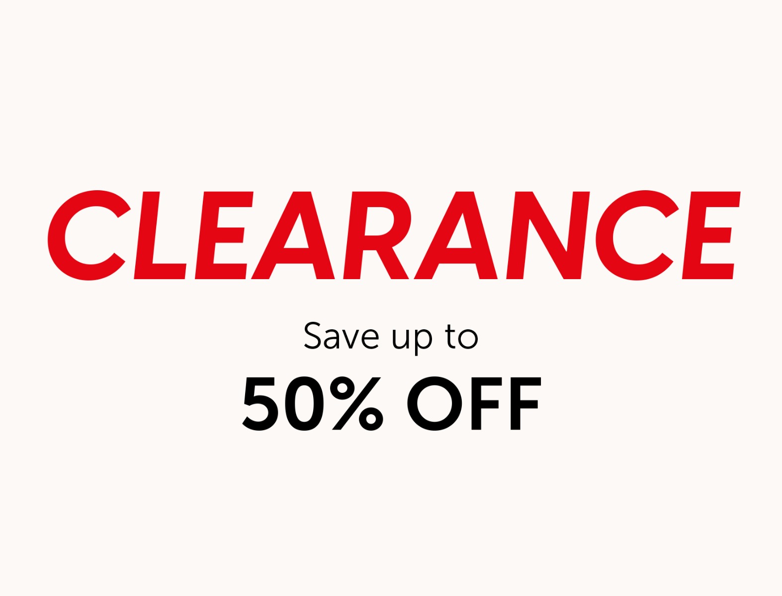 Save up to 50% off!