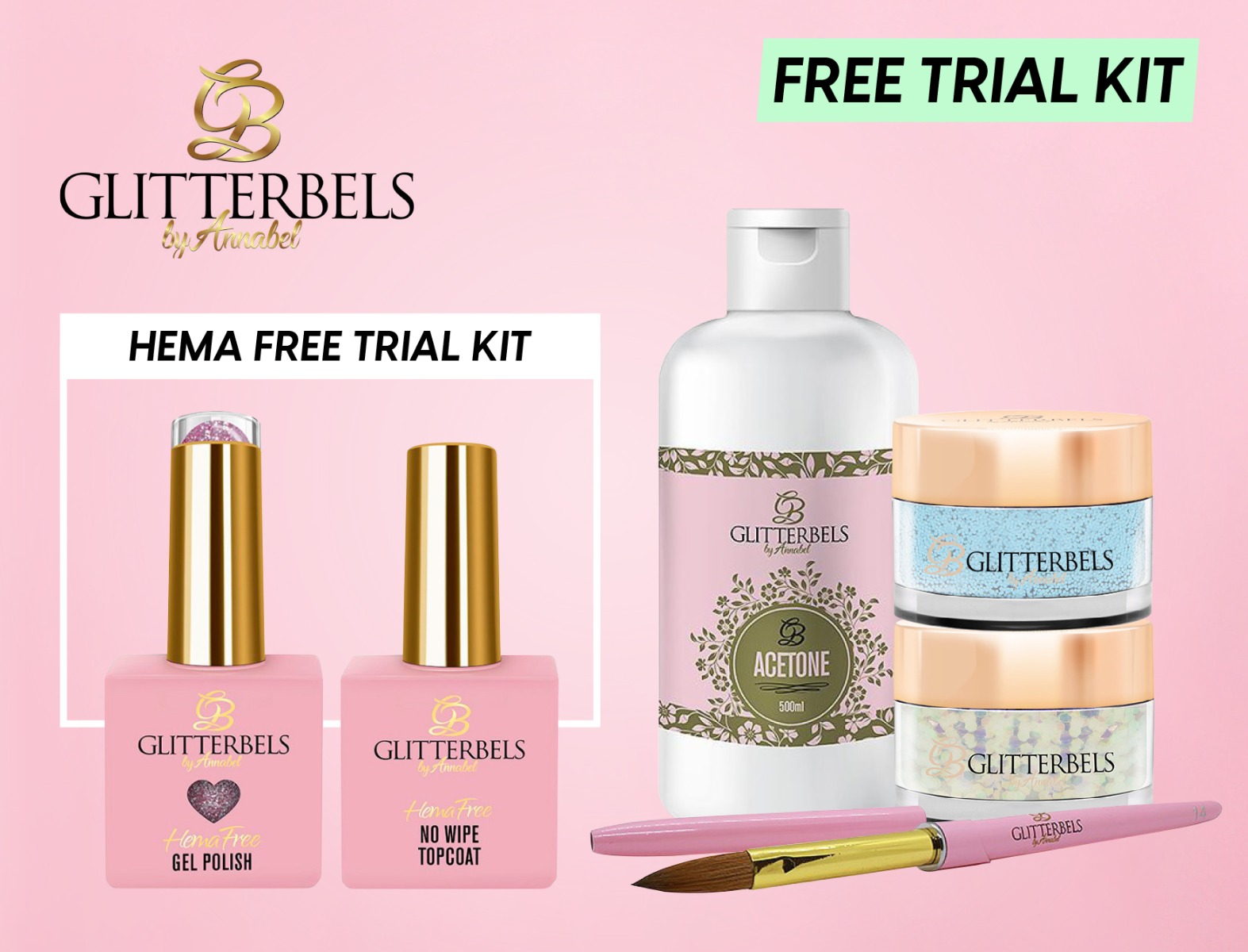 Glitterbels Hema Free Trial Kit